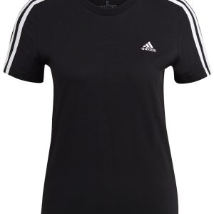 adidas Essentials Slim-fit 3-Stripes Dames T-shirt